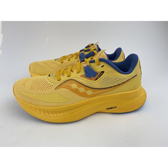 NEW Saucony Guide 15 Gold Summit Women's Running Shoes Yellow Sneakers - Picture 8 of 12